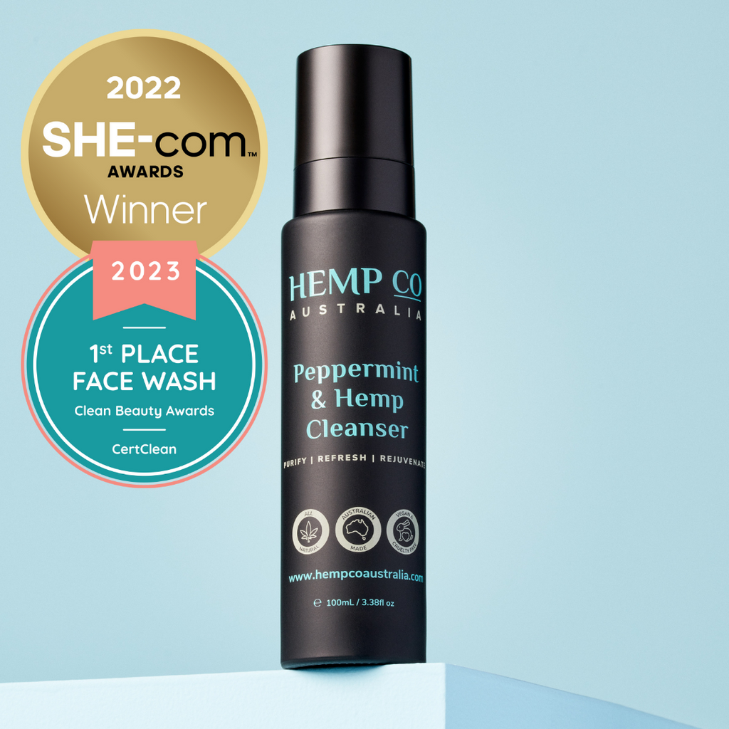 Oil cleanser - award wining hemp oil cleanser - hemp co Australia 