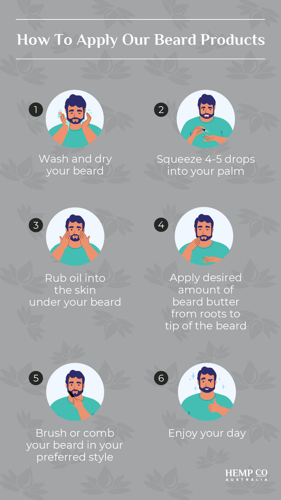How to apply beard oil and beard butter